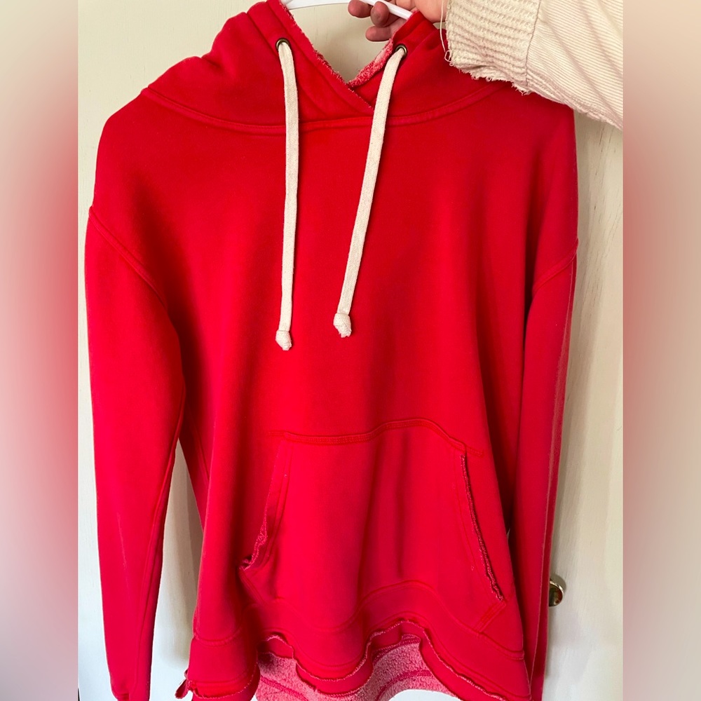 We the Free Zuma Hooded Sweatshirt - small. Red.